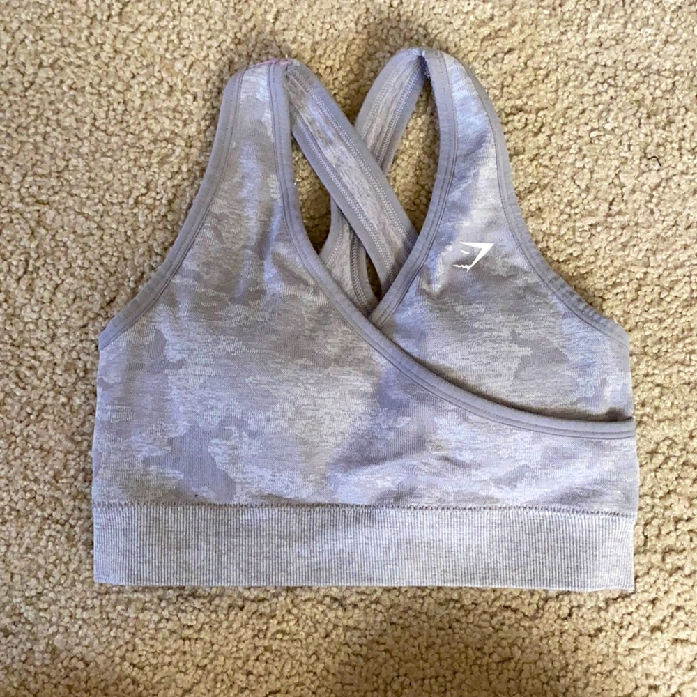 Gymshark Camo Seamless Bra S